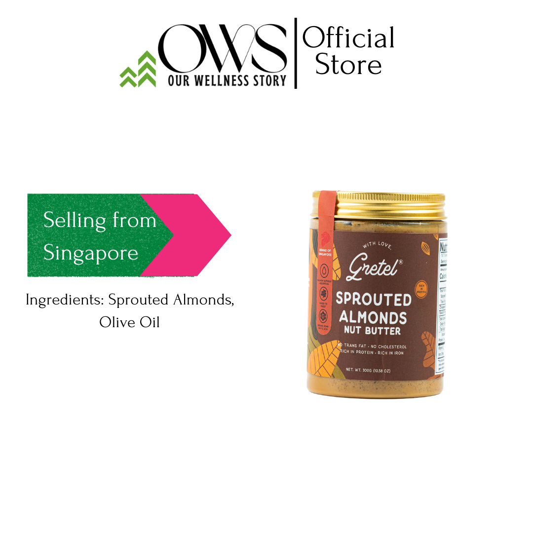 With Love Gretel Sprouted Almond Butter 330 gms (Copy)