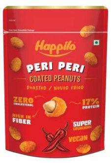 Happilo Premium Super Snack Peanut 150g, Crunchy and Nutty, High in Protein and Dietary Fiber - Pack of 3